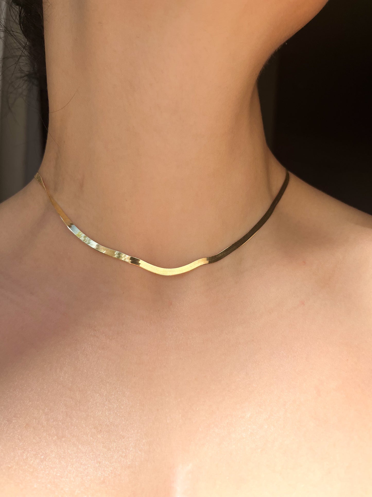 LIQUID GOLD NECKLACE | 5.6g