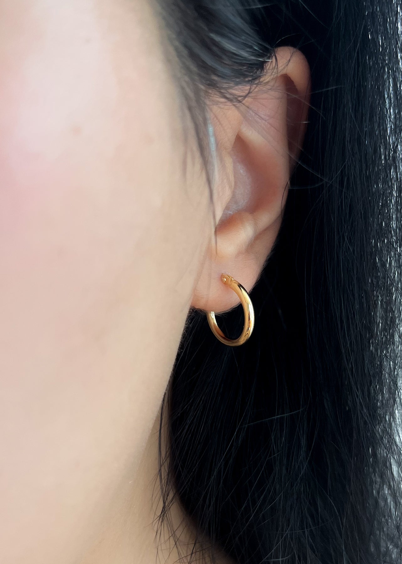 BALBOA 18K SOLID GOLD HOOPS
