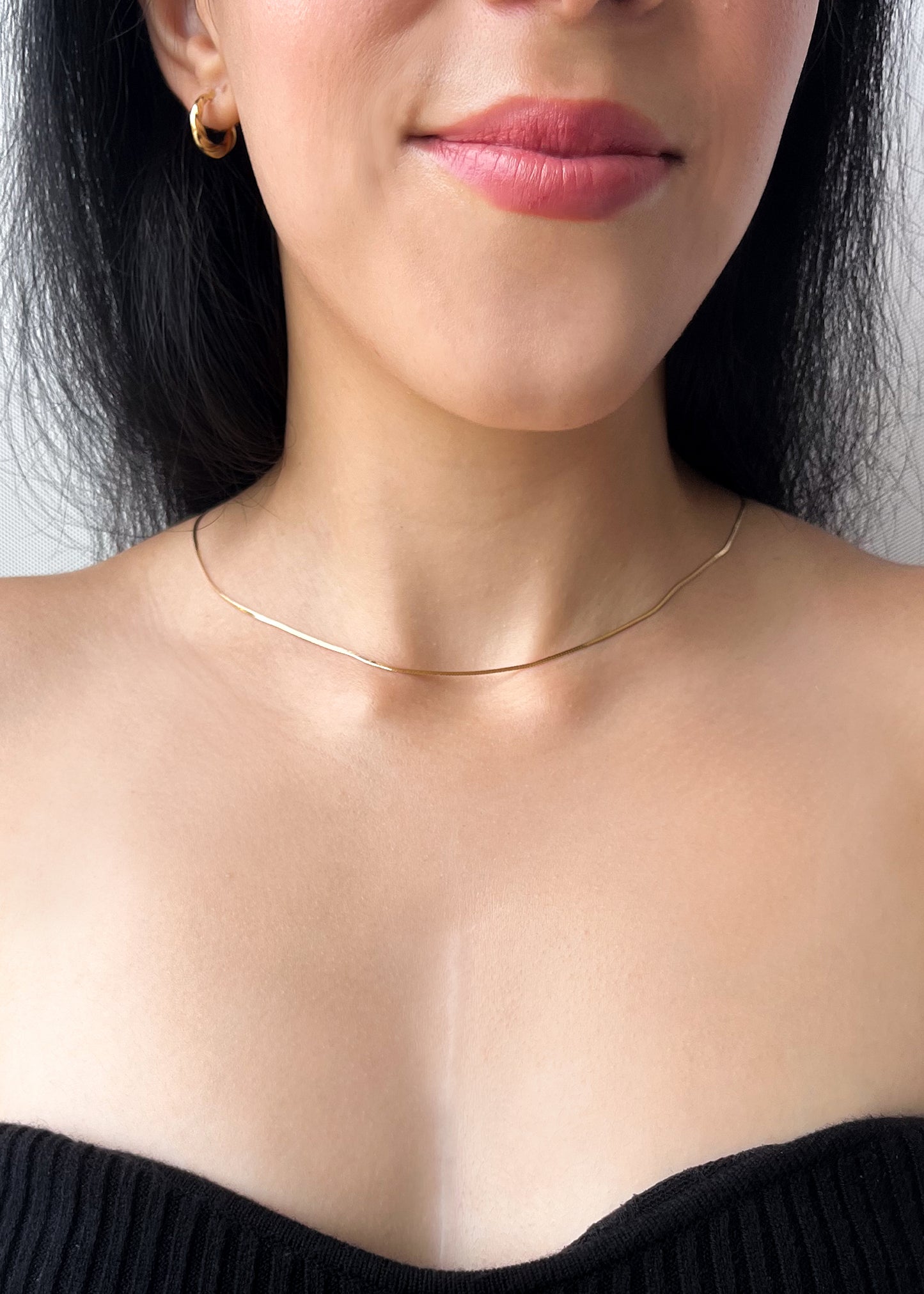 BEVERLY 18K SOLID GOLD NECKLACE