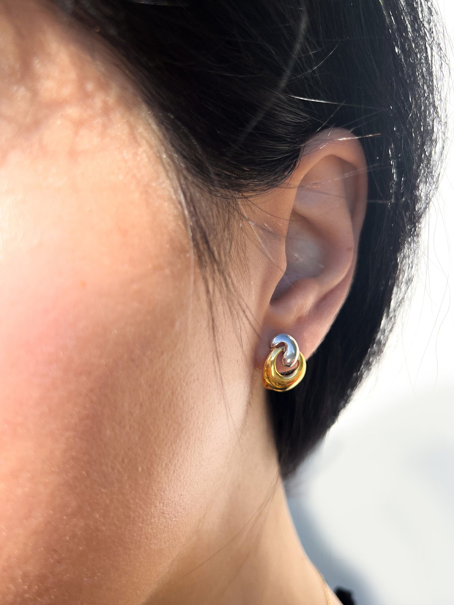 CARMEL 18K SOLID GOLD EARRINGS