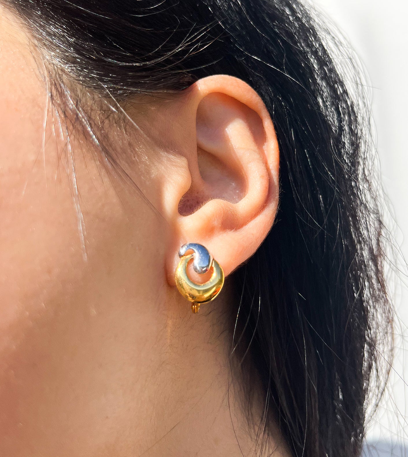 CARMEL 18K SOLID GOLD EARRINGS
