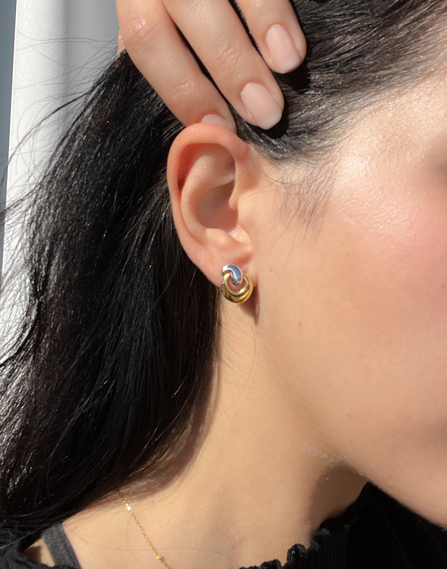 CARMEL 18K SOLID GOLD EARRINGS