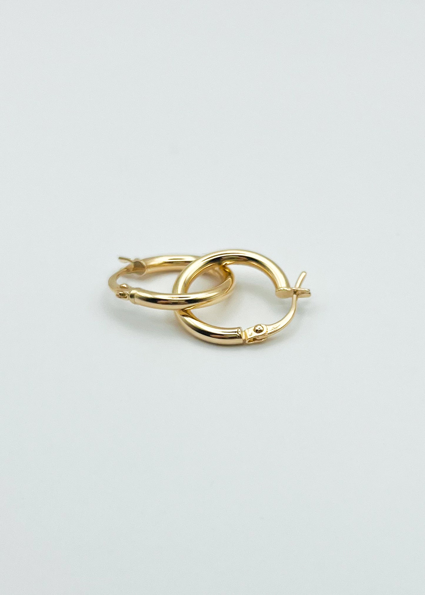 BALBOA 18K SOLID GOLD HOOPS