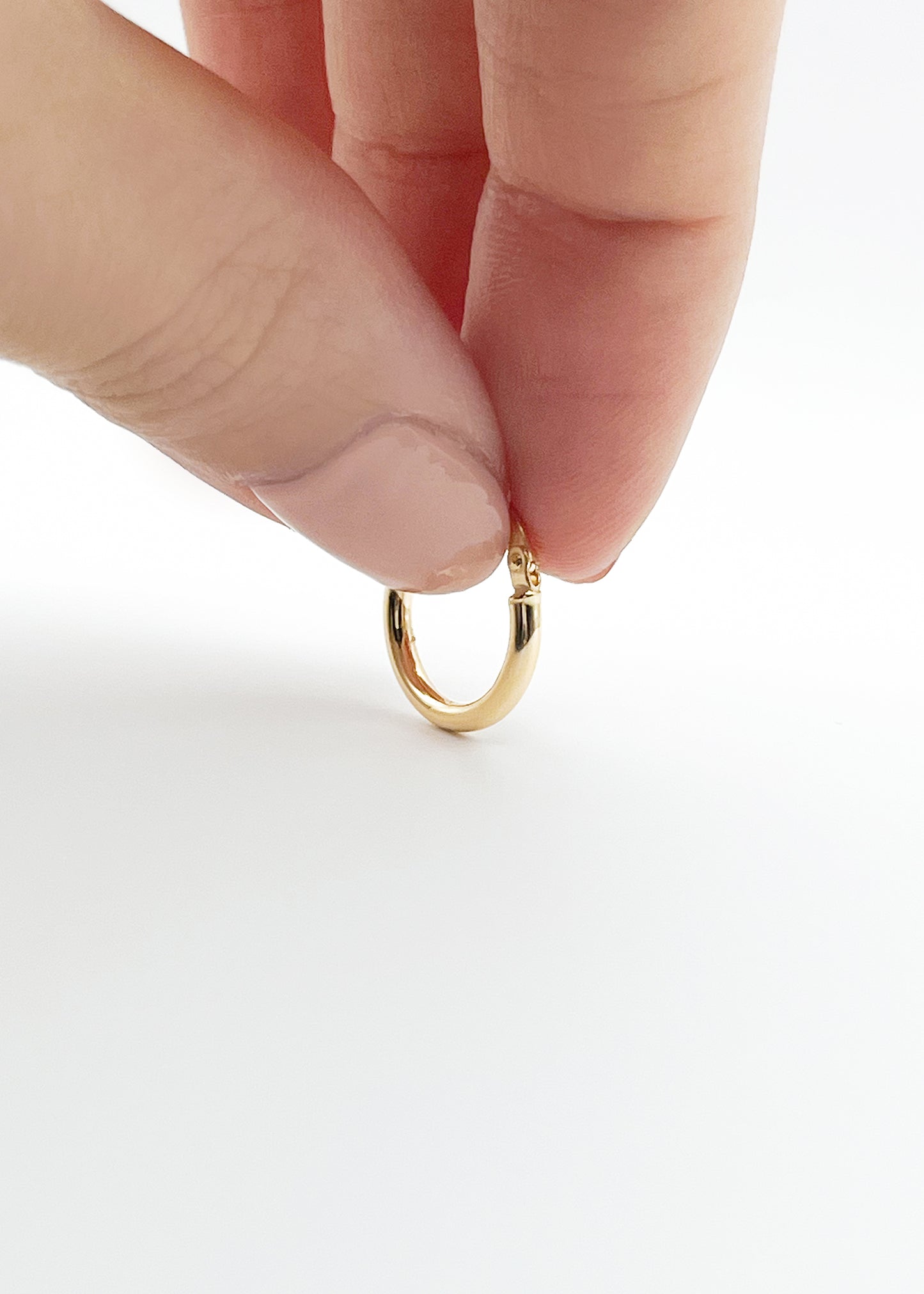 BALBOA 18K SOLID GOLD HOOPS
