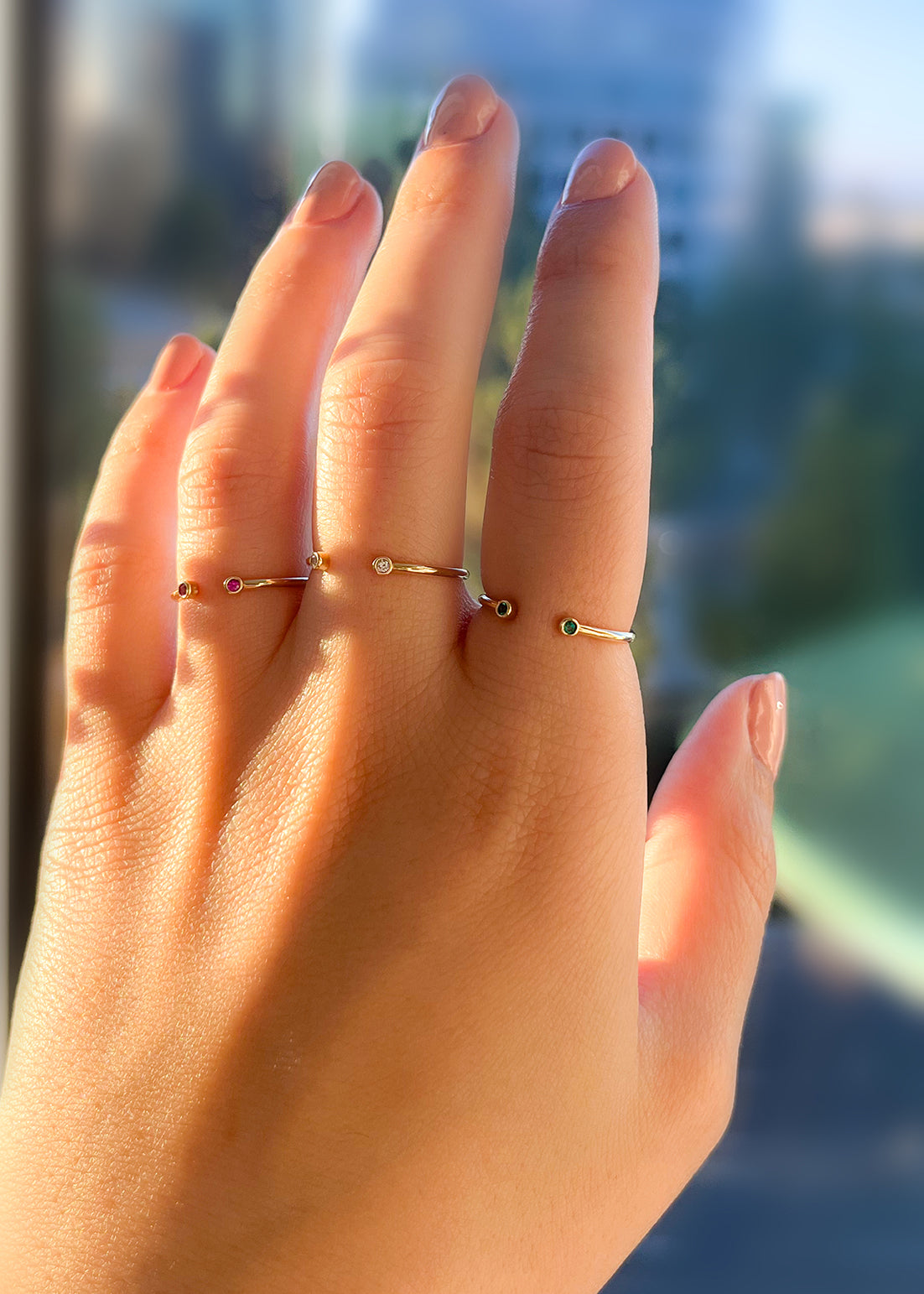 MELROSE 18K SOLID GOLD RING