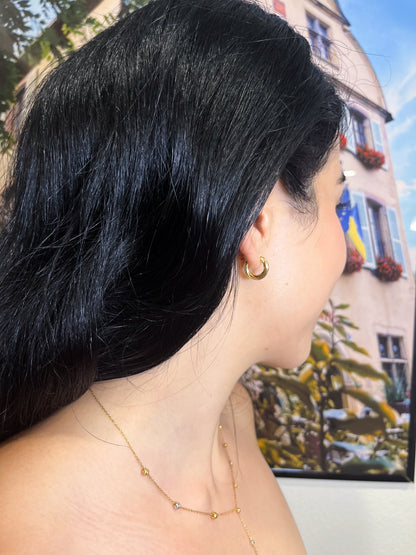 LEILA HOOPS | 18K • 1.3g