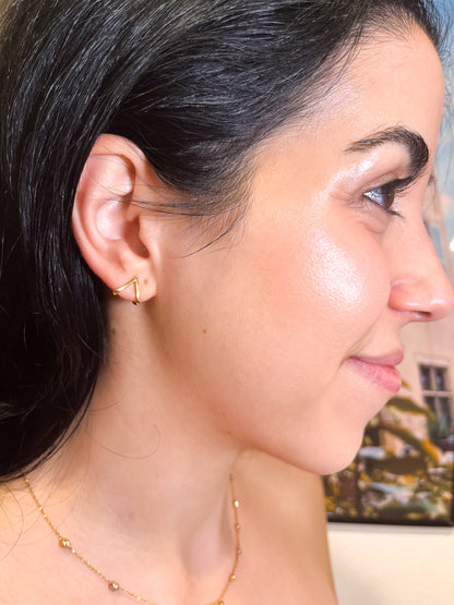 AYA STUDS | 18K • 1.7g