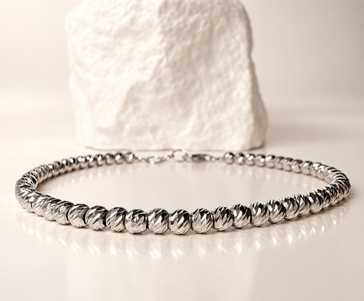 Classic Lina Bracelet - White Gold