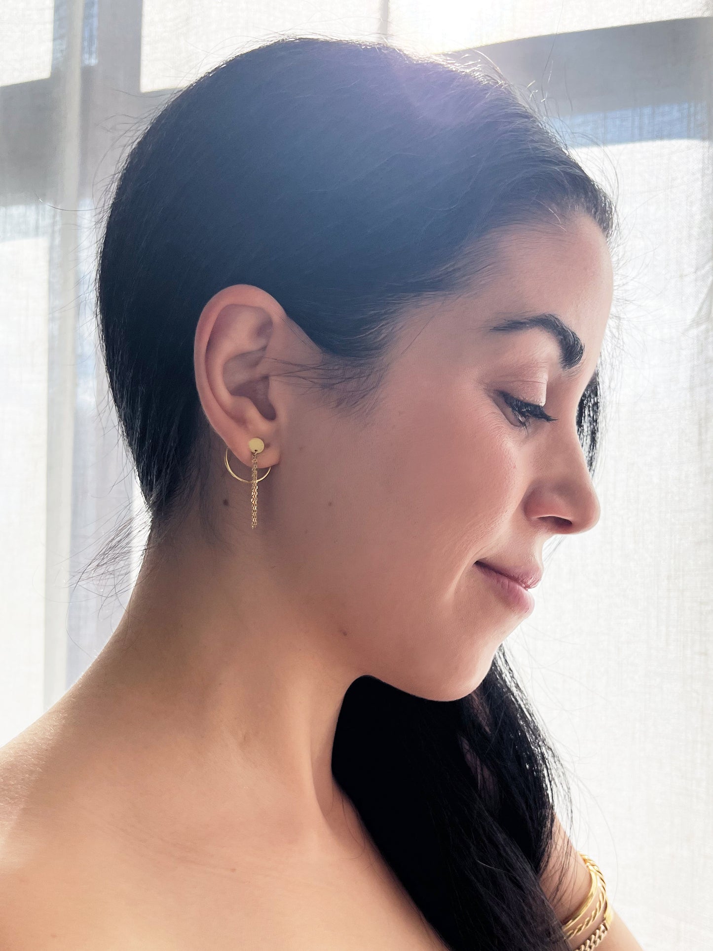 ATHERTON 18K SOLID EARRINGS