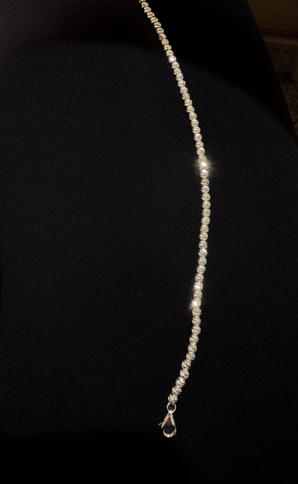 Classic Lina Bracelet: White Gold, 6-6.5in