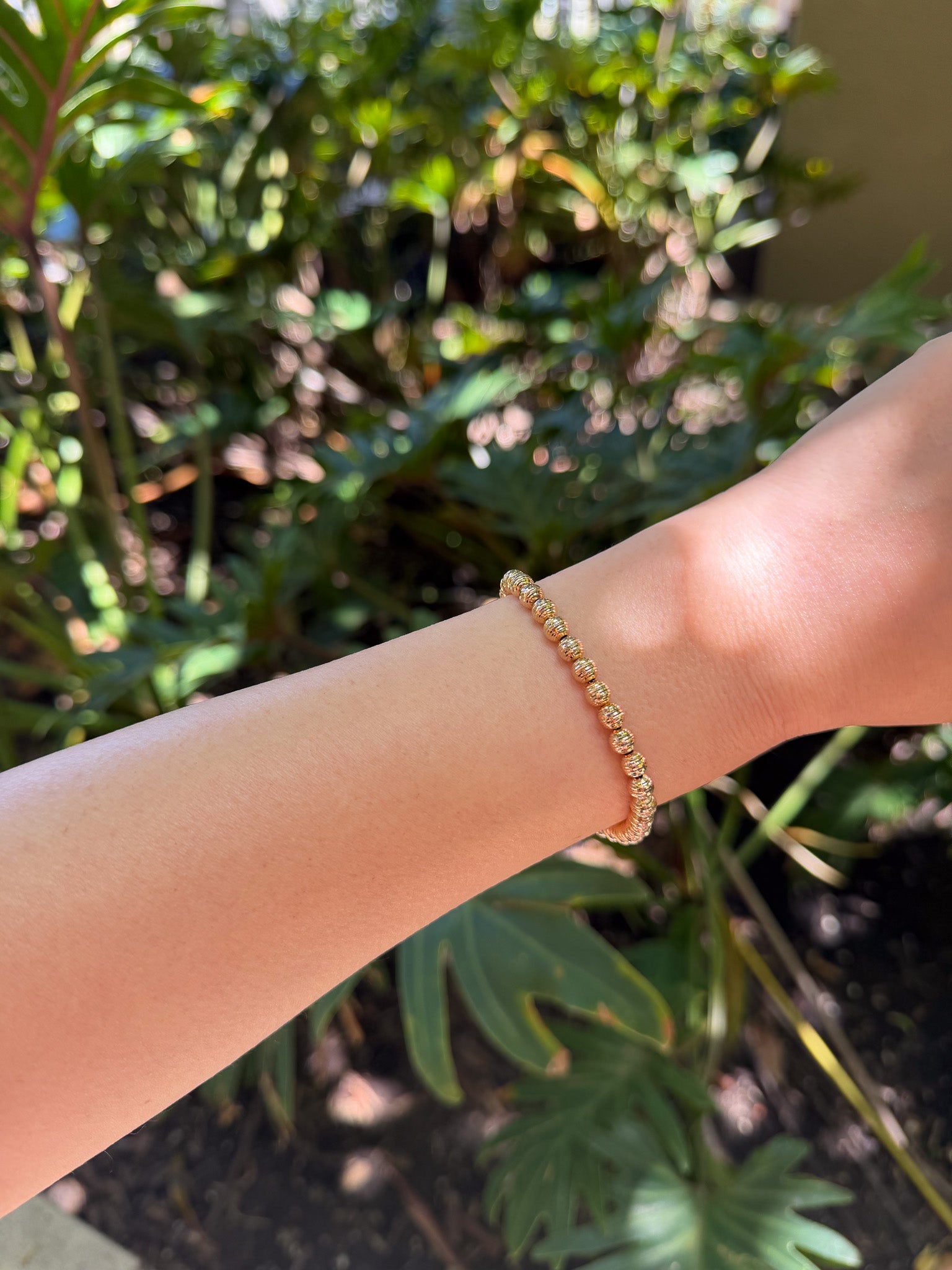 Grande Lina Bracelet: Yellow Gold, 6.5-7in