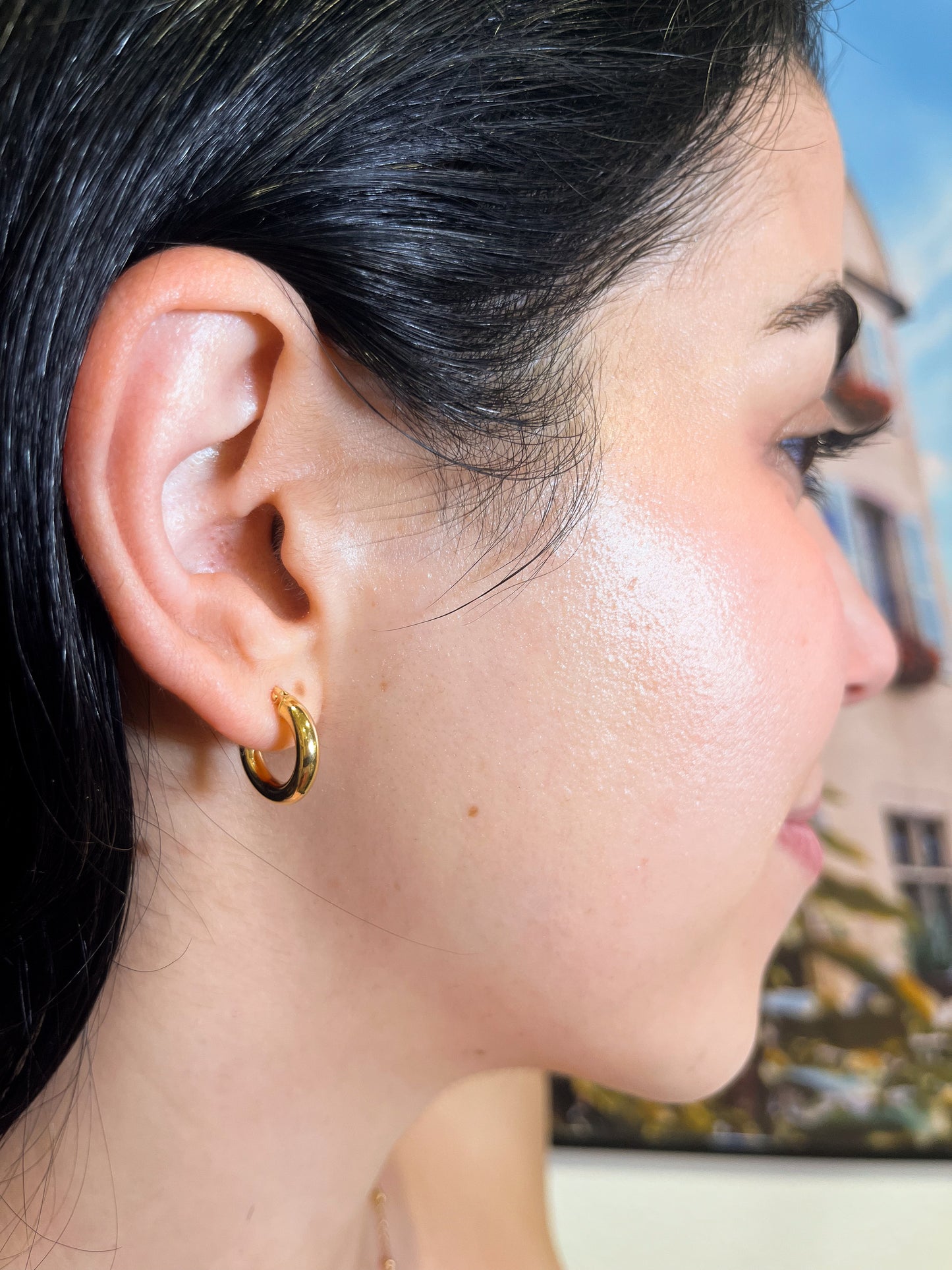 LARA HOOPS | 18K • 1.4g