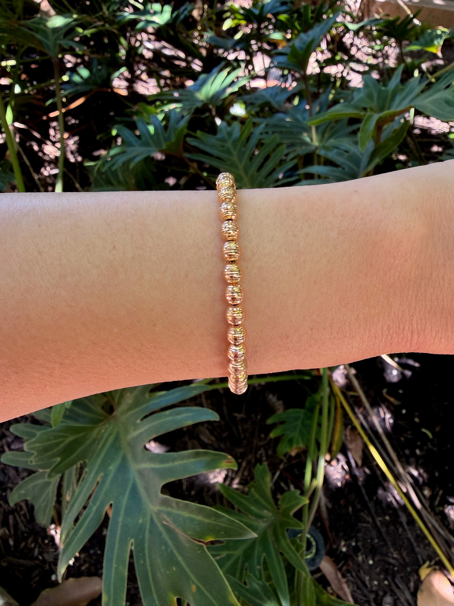 Grande Lina Bracelet: Yellow Gold, 6.5-7in