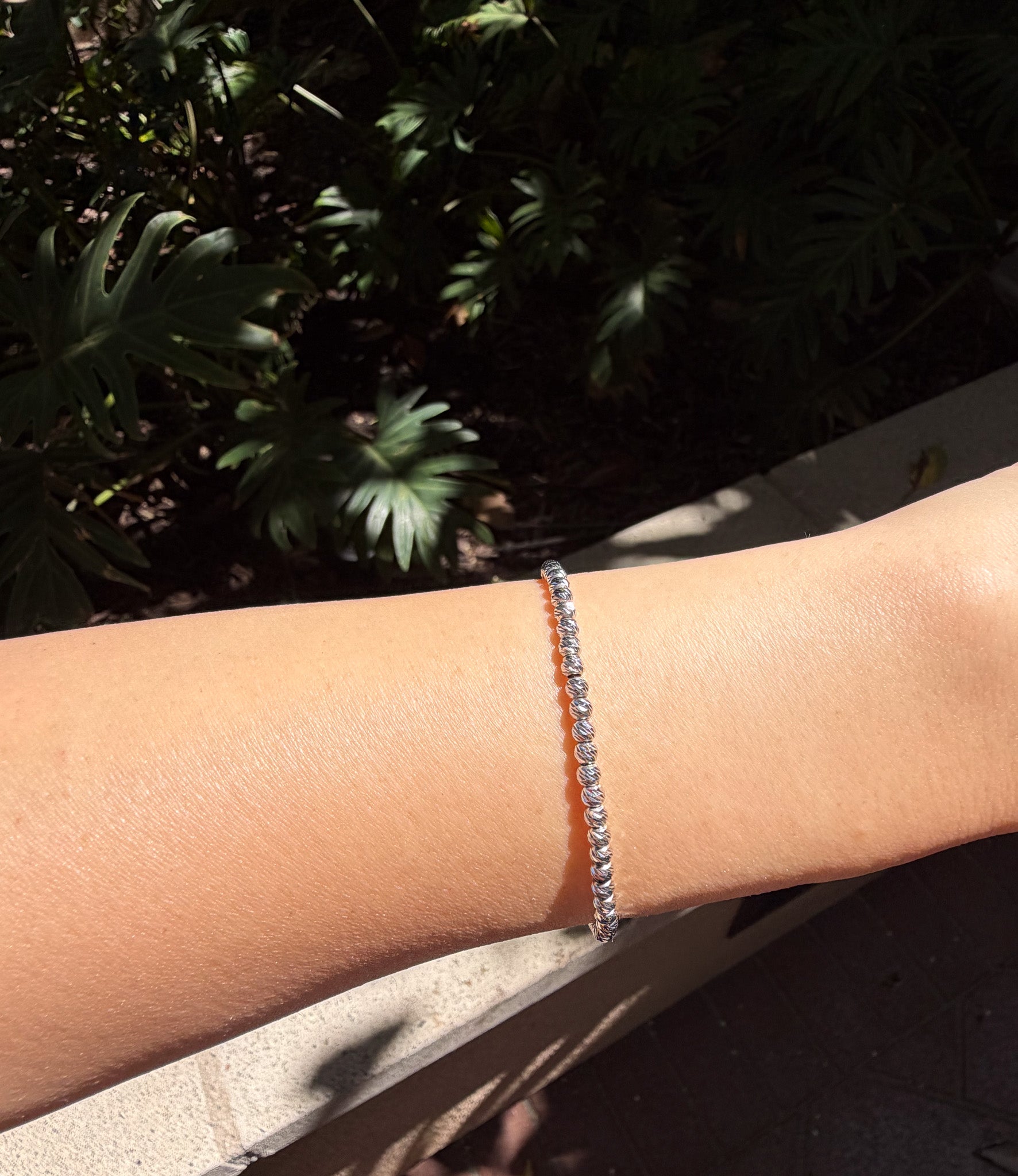 Classic Lina Bracelet: White Gold, 6-6.5in