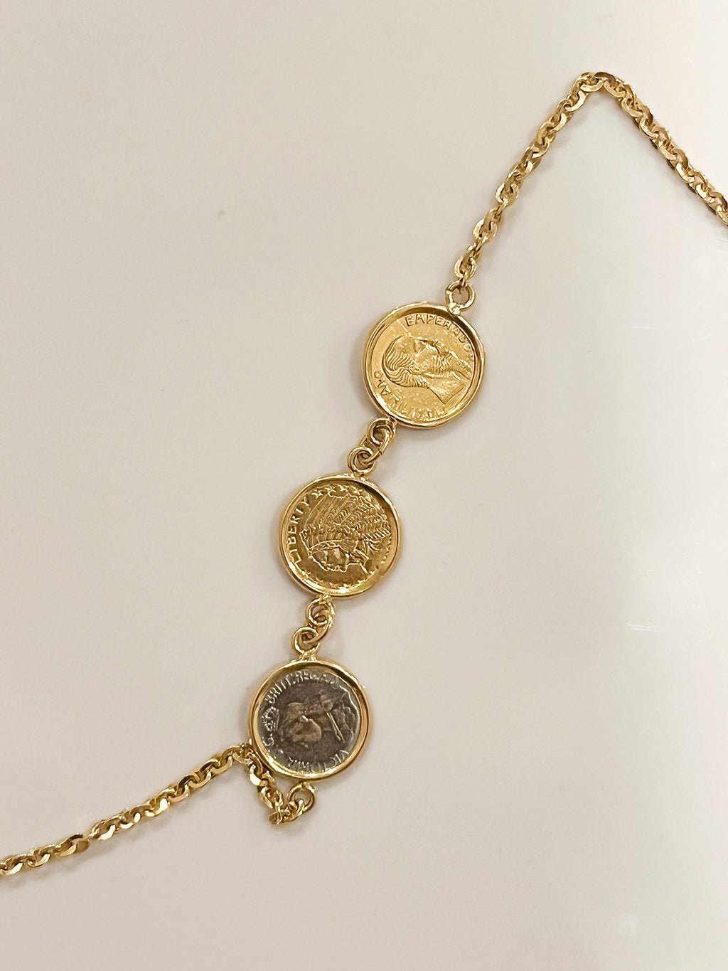 Vintage Coin Bracelet