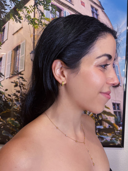 NOUR HOOPS | 18K • 3.1g