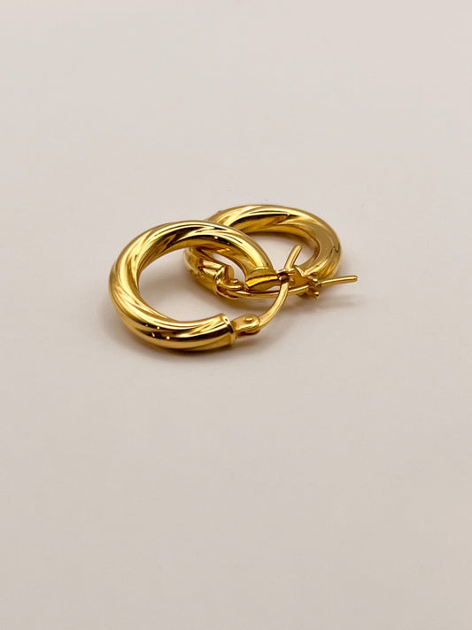 PORTOLA 18K SOLID EARRINGS