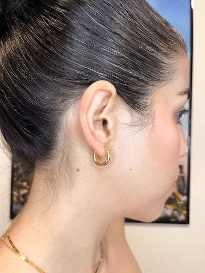 PORTOLA 18K SOLID EARRINGS