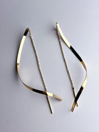 Zayn threader earrings