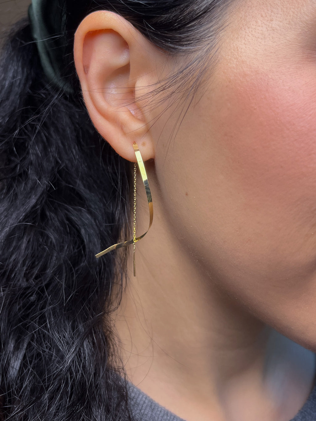 Zayn threader earrings