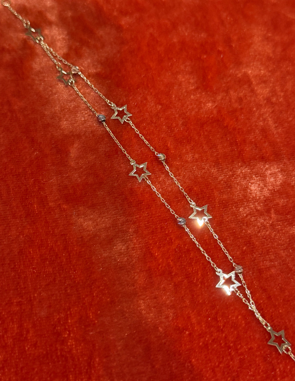 Star Double Chain Bracelet, Sample