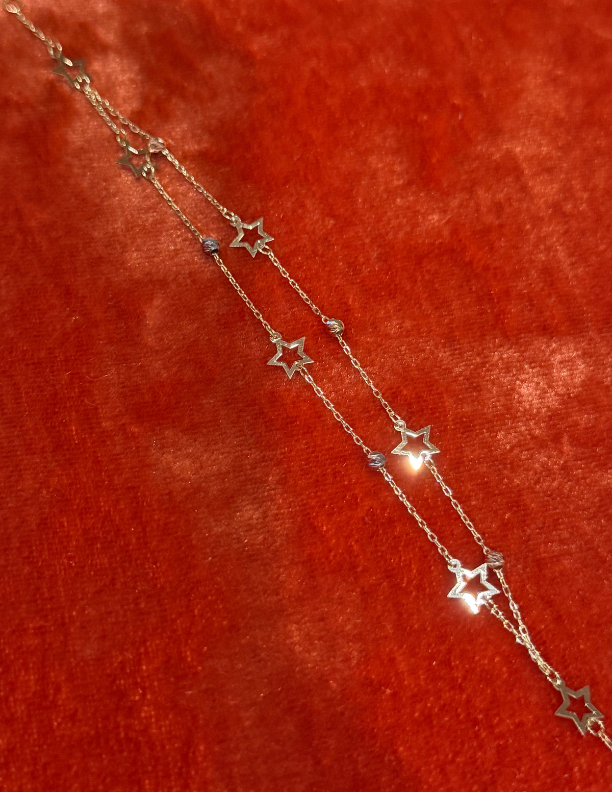 Star Double Chain Bracelet, Sample