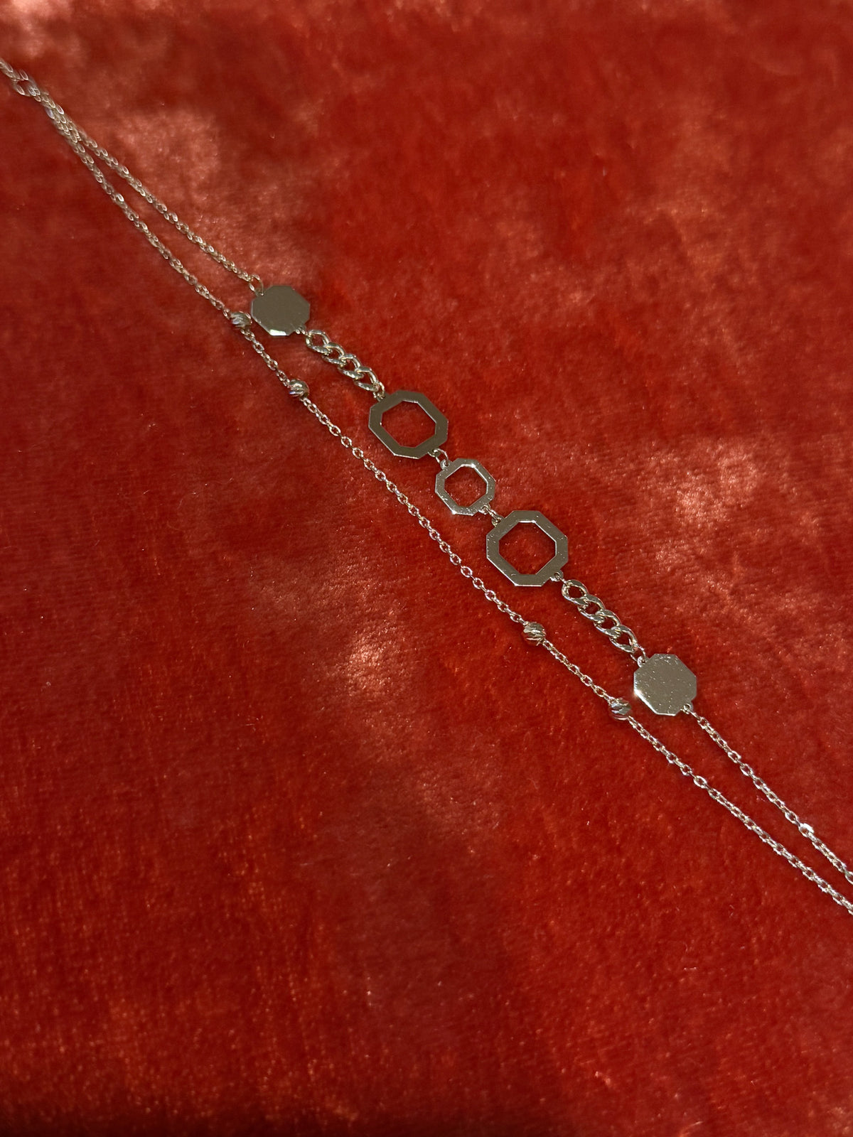 Maya Terra Bracelet, Octagons, Sample