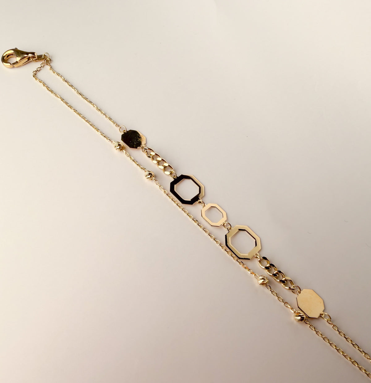 Maya Terra Bracelet, Octagons, Sample