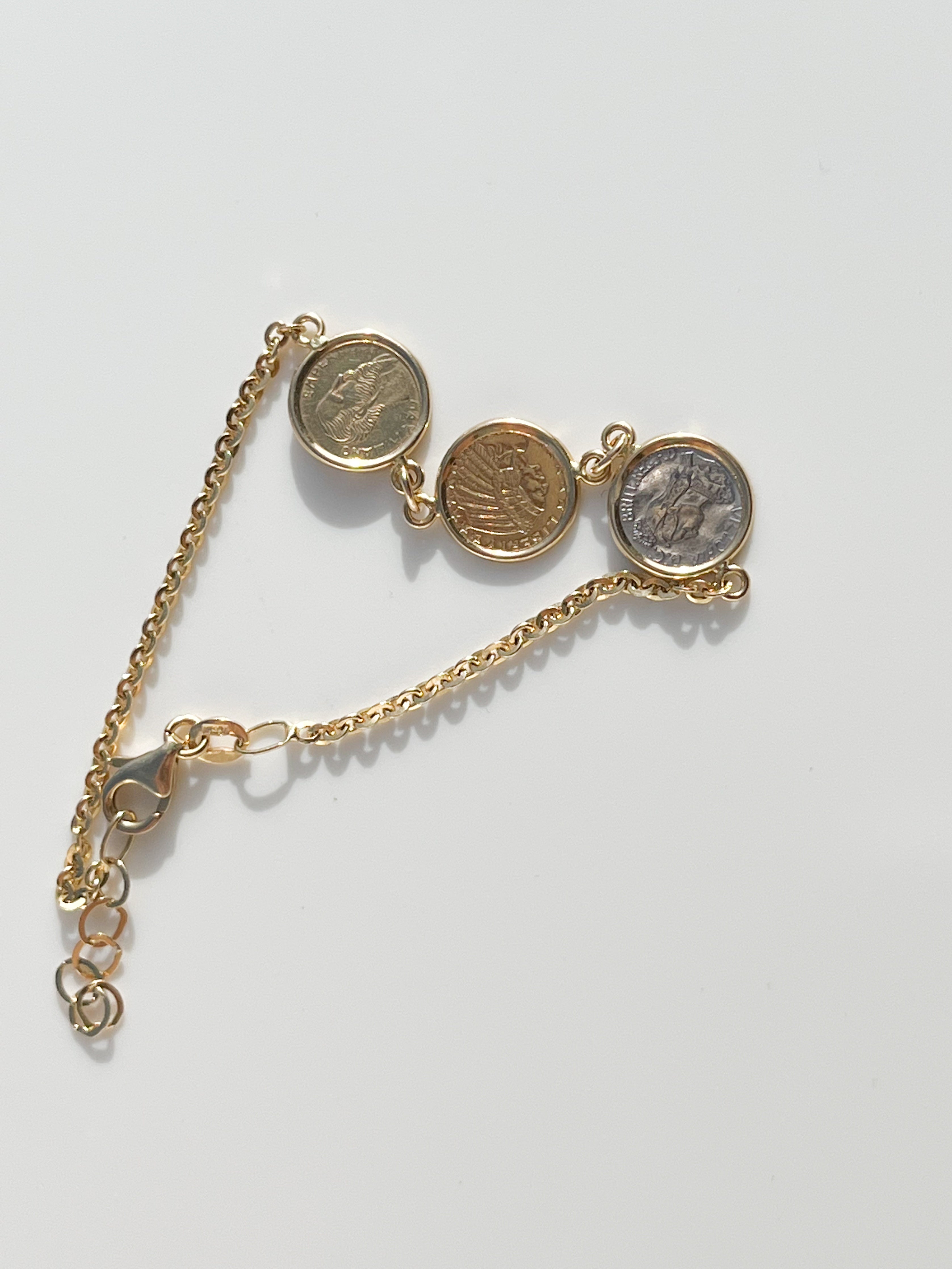Vintage Coin Bracelet