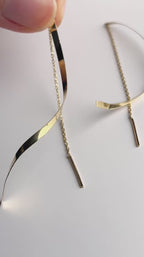 Zayn threader earrings